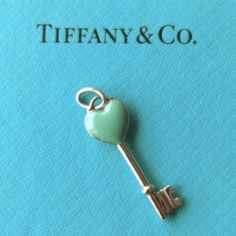 Tiffany & Co. Iconic Blue Key Heart Pendant, Retired And Rare